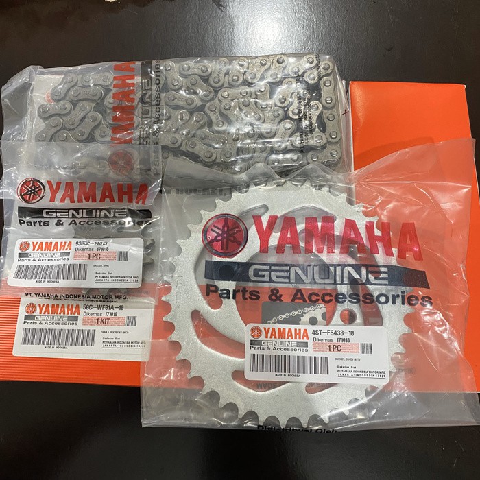 Gearset Gear Set Rantai Paket Yamaha Jupiter MX New Baru Kopling 50C