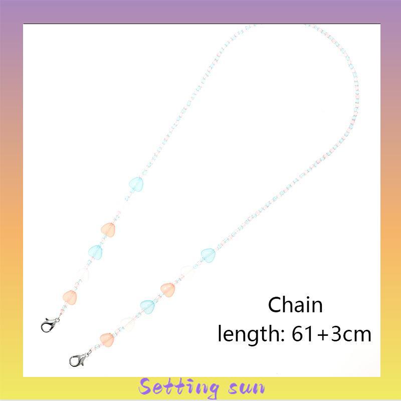 Masker Tali Pemegang Tali Leher Tali Kacamata Lanyard Kacamata Baca Rantai Masker Rantai TN