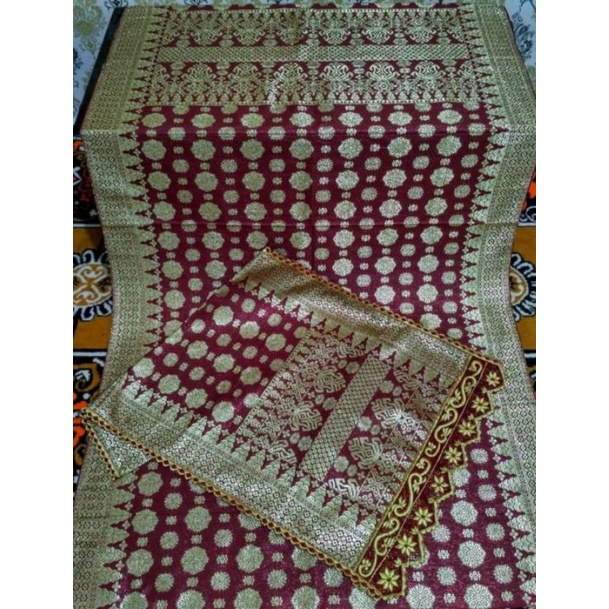 Songket Palembang bonus bordir