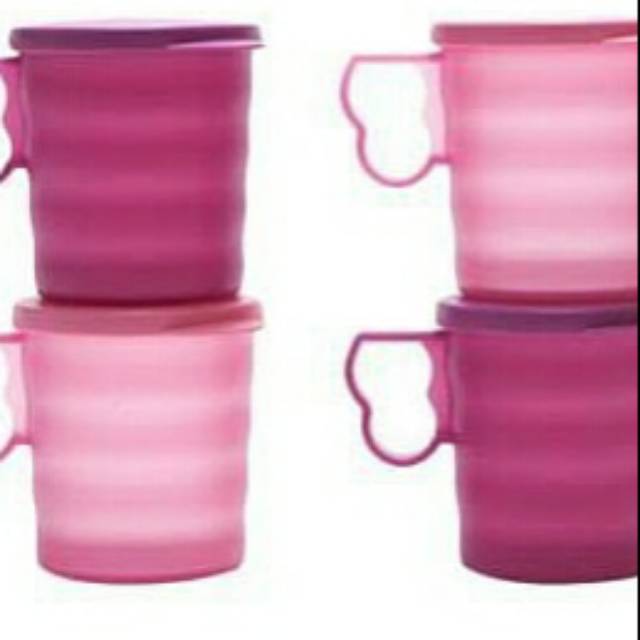 Tupperware gelas pink sale
