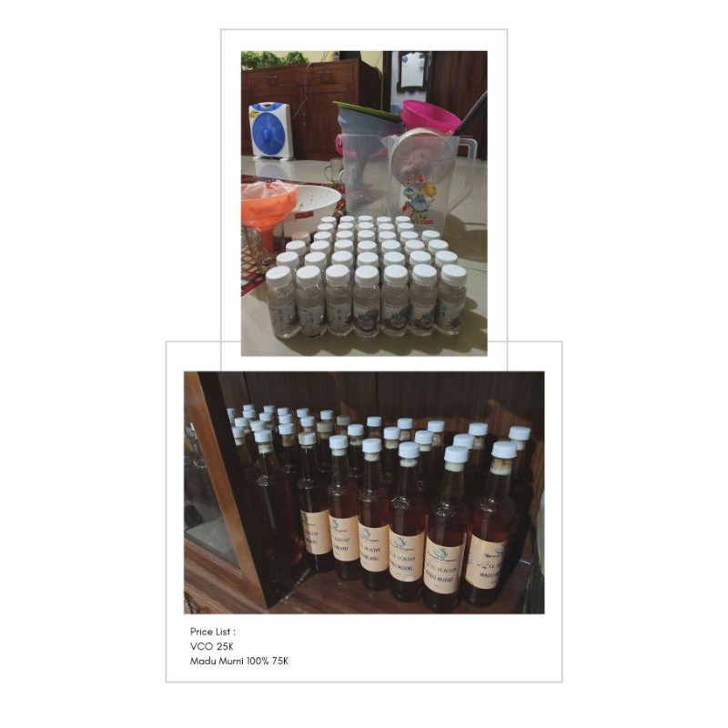 

VCO (Virgin Coconut Oil) & Madu Rambutan Murni 100%