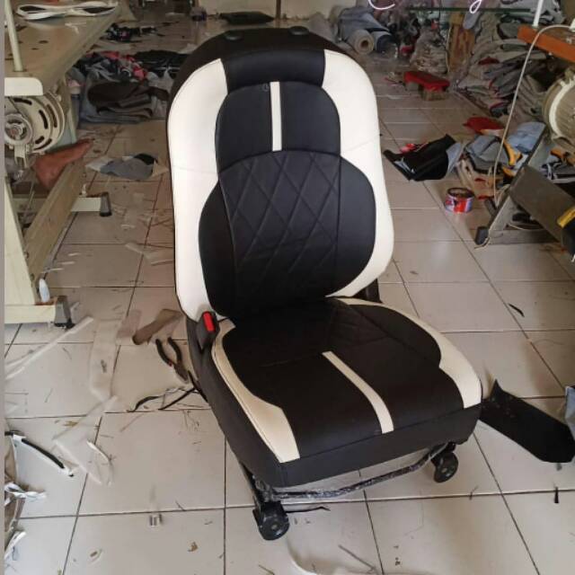 sarung jok mobil all new honda brio bahan mbtech camaro