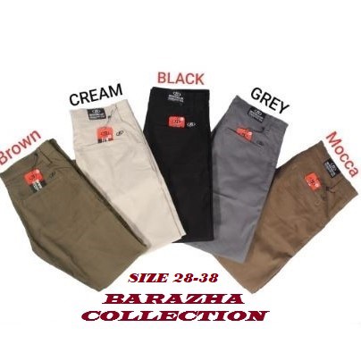  CELANA  CHINO  PANJANG PRIA  ORIGINAL BARAZHA stretch  