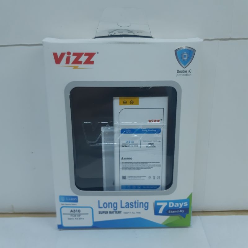 Baterai batre dobelpower Vizz Samsung A310 / A3 2016 capacity:2300mAh