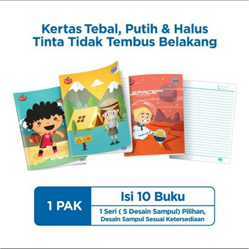 

Sidu buku tulis 38 lembar 1 box 32 pak