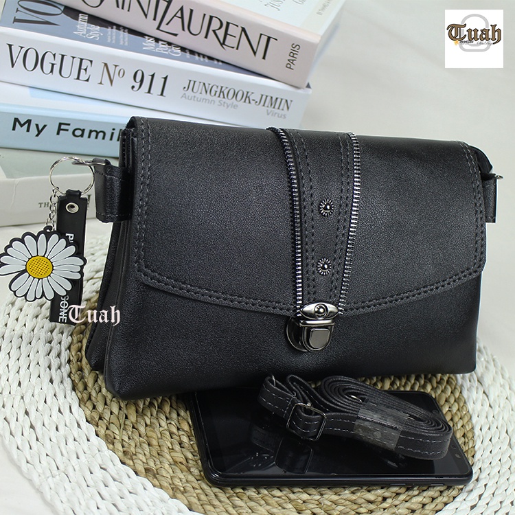 TUAH SLIMBAGS ( NEW / HARGA GROSIR ) Tas Clutch Dua Ruang Premium Series High quality IW 16 / Tas Selempang Wanita / Dompet HP Dan Uang Wanita Terbaru Kekinian &amp; Terlaris