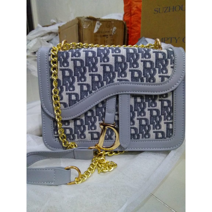 JK U4499 1KG MUAT 2PCS TAS SELEMPANG WANITA FASHION IMPORT SADDLE BAG  883 Y5889 Z3802 E6880 T3068