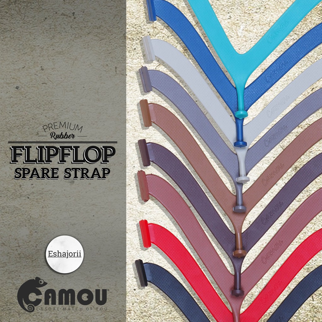 Tali WR Flipflops Cadangan Warna Abu - Grey Spare Strap