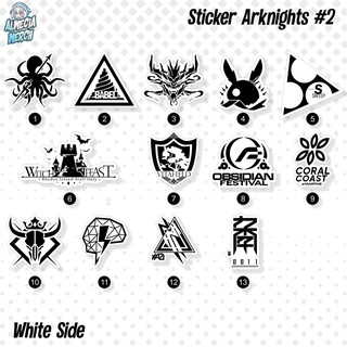 Jual Sticker Logo Arknights / Arknights Sticker #2 / Stiker Arknight