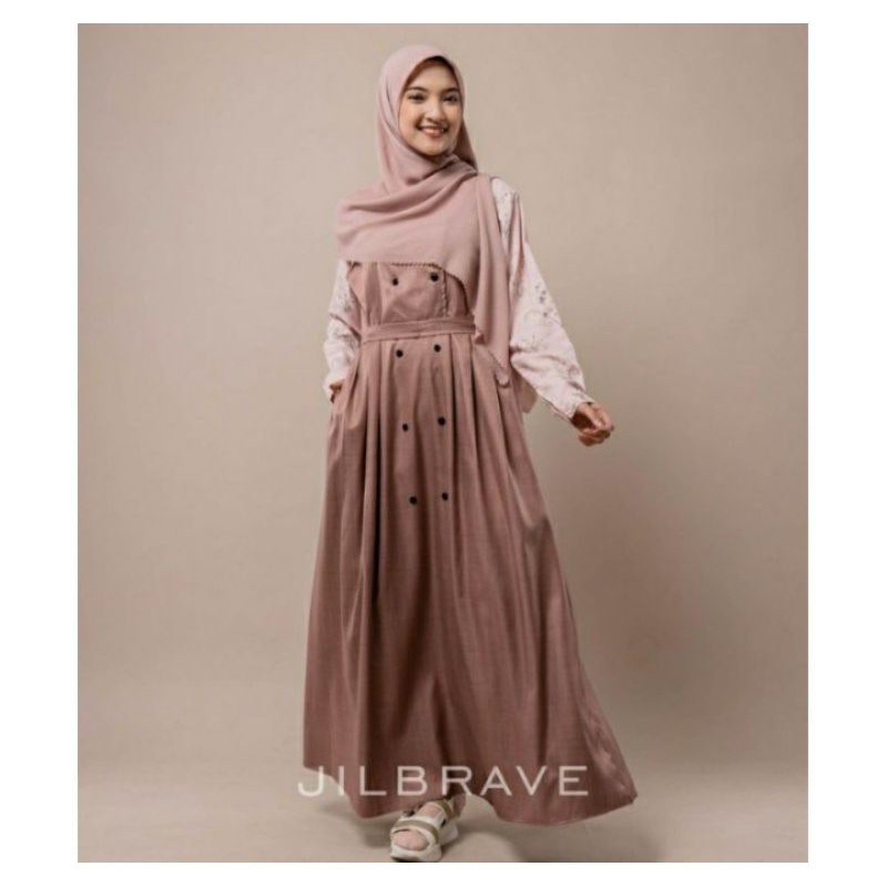 Shopi Dress Gamis Baju Muslim Dewasa  By Jilbrave Size S