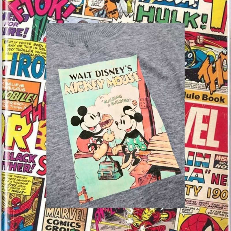 

*POST DAILY* CREWNECK MICKEY WALT DISNEY'S