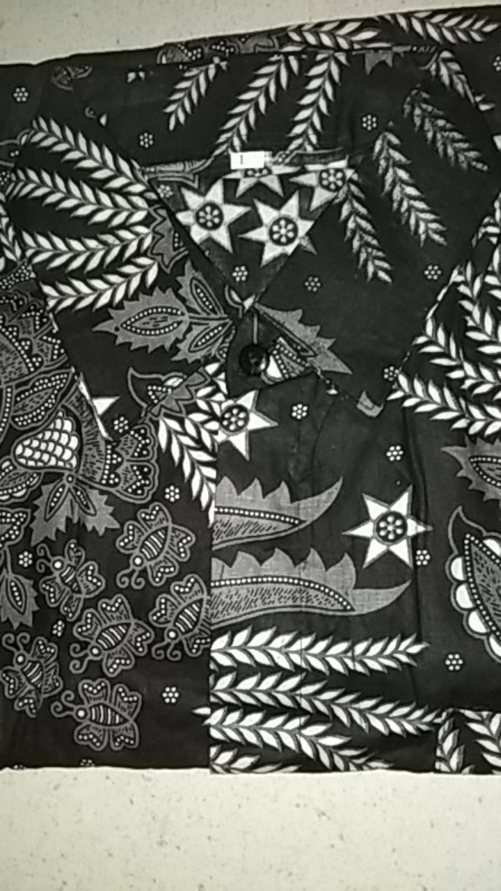 Kemeja Batik Pria Asli Pekalongan Motif Manggar
