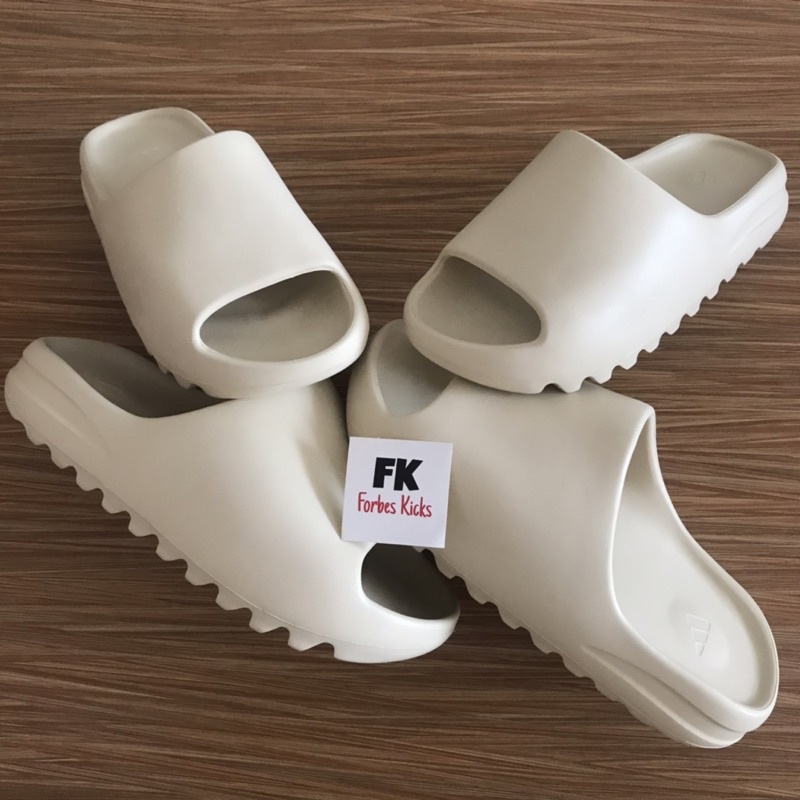 yeezy slide bone white