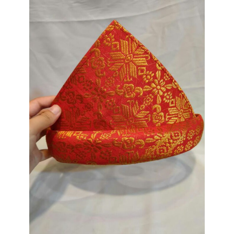 Tanjak Songket Mesin / Topi Tanjak