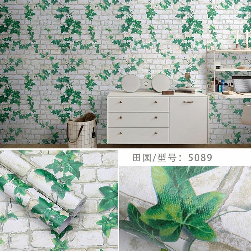 Wallpaper Dinding / Wallpaper Sticker BATA DAUN