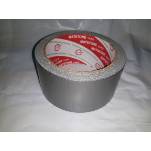 

Lakban kain silver 2 inch x 11 meter / cloth tape 48mm x 11 meter matstone