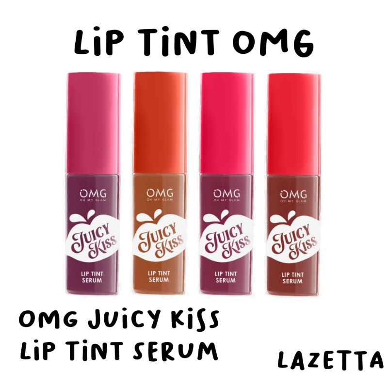 OMG OH MY GLAM Juicy Kiss Lip Tint Serum 5.3gr