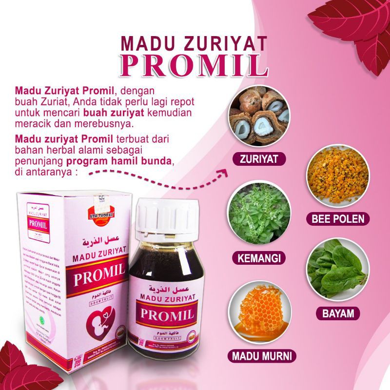 Madu Zuriyat Promil | Sari Buah Zuriat Original Ath Thoifah 350 gram