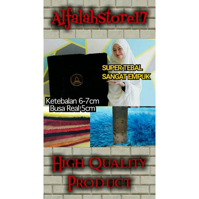 Sajadah tebal / Sajadah tebal 5cm / Sajadah Empuk / Sajadah Rasfus
