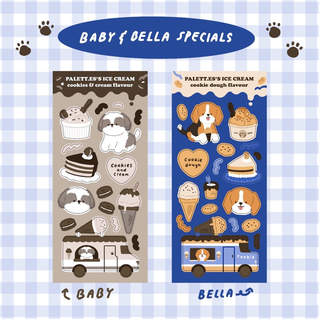 

[LAST STOCK] Palett.es ice cream series : baby & bella specials