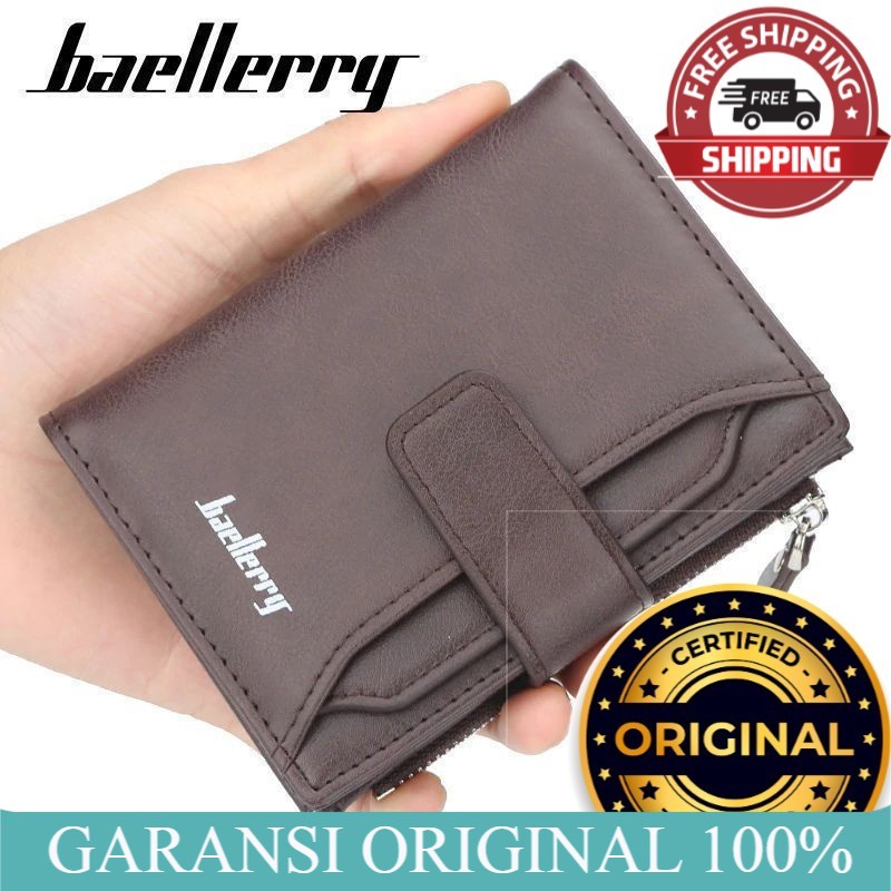 Dompet Pria BAELLERRY D3218 ORIGINAL Dompet Lipat Pria Baellery Hanbag Pria
