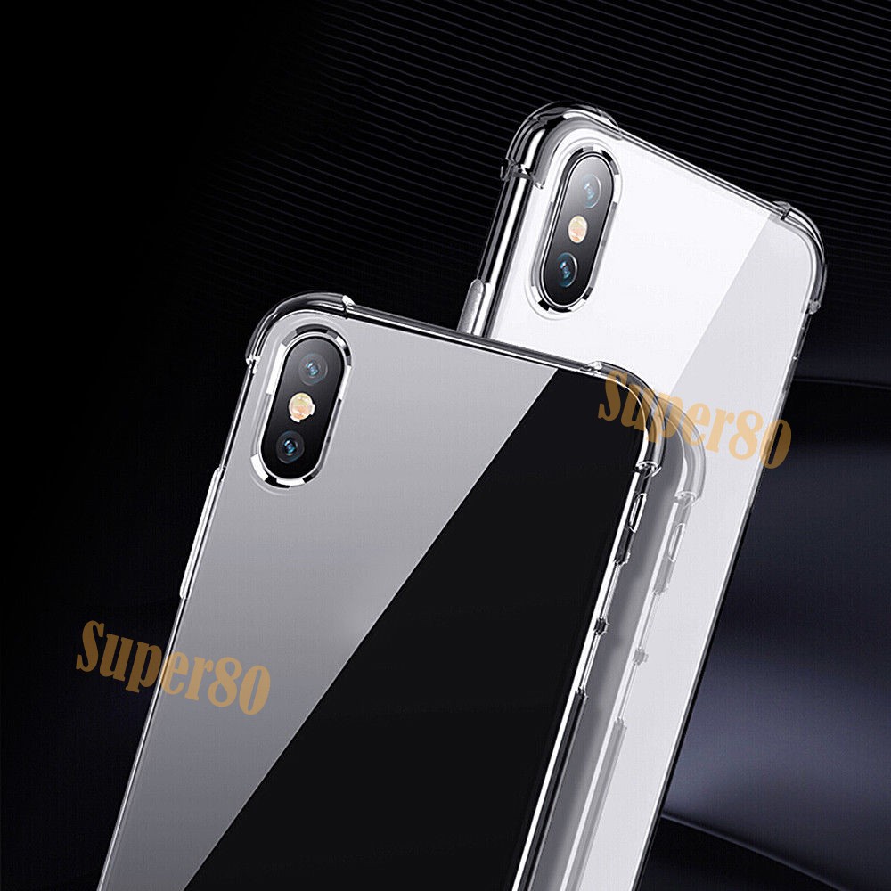 Soft Case iPhone 12 Mini 11 Pro X XS Max XR 7 8 Plus Anti Crack Shock Silicone Casing Softcase