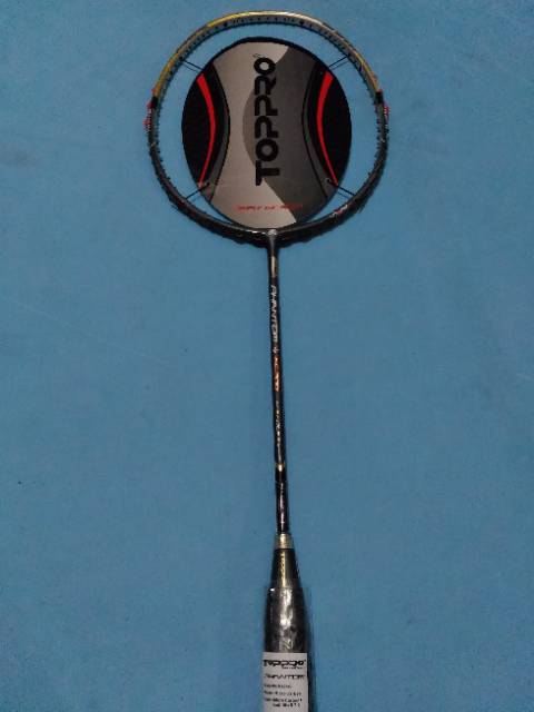 OBRALL.. Raket TOPPRO PHANTOM ORIGINAL BONUS TAS KAOS SENAR GRIP Tension 30lbs