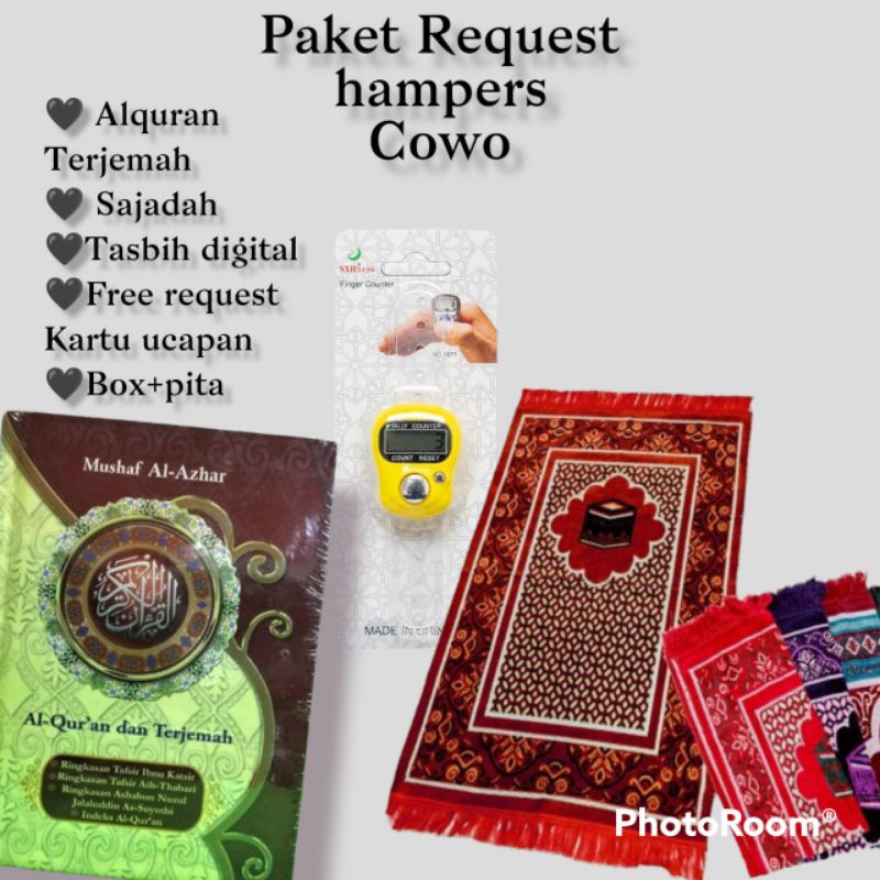 

Hampers Request Alquran terjemah kado lebaran, graduation, Anniversary