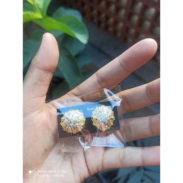 giwang atau anting Bali alpaka