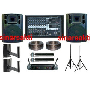 Paket Sound System Outdoor dan indoor ( 15 inch )