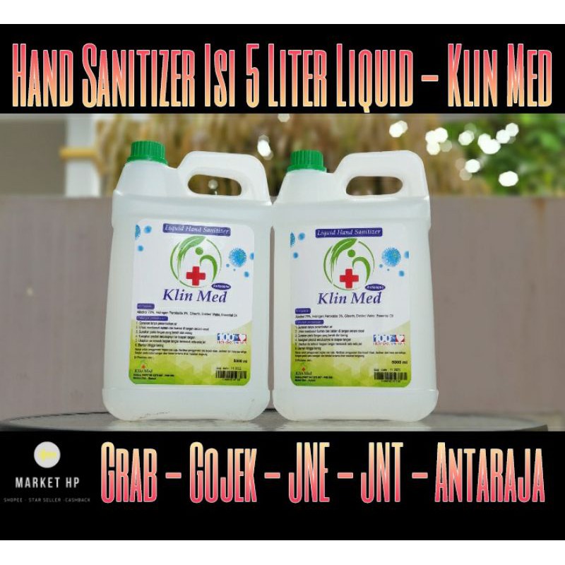 Hand Sanitizer Isi 5 Liter Liquid - Klin Med