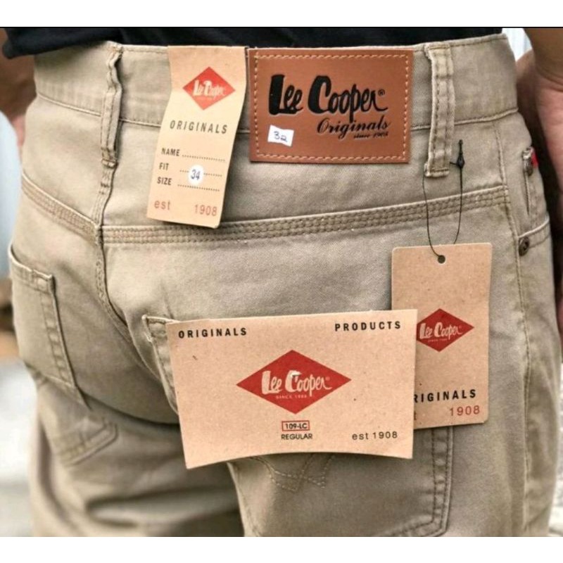 Lee Cooper Celana Panjang Pria Casual Regular Fit