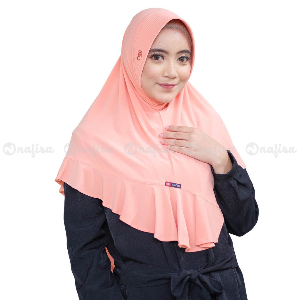 Jilbab Nafisa Sahira/Hijab instan/Kerudung Murah/berkualitas