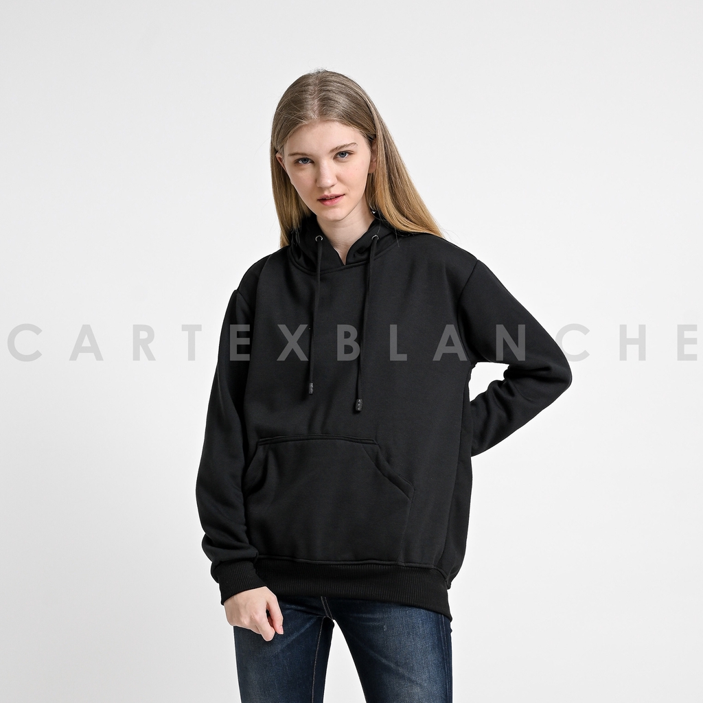 ( COD ) CARTEXBLANCHE JAKET HOODIE JUMPER POLOS HITAM PRIA & WANITA M-XXL-2