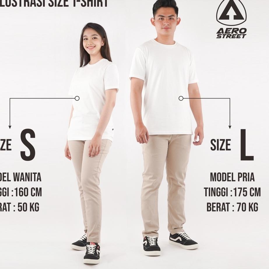 (TREN TERBARU) Aerostreet T Shirt Hannya Kitsune Putih Kaos T-Shirt Tshirt ABDAA