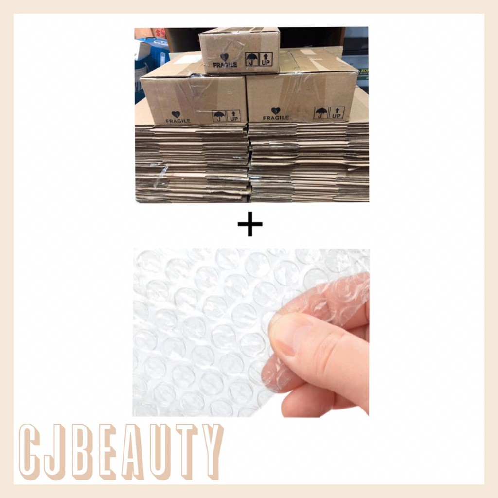 

Dus Karton Plastik bubble ( bubble wrap) untuk packing tambahan