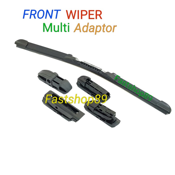 WIPER MOBIL 1SET FORD FOCUS 2011UP FULL SILICONE MULTI ADAPTOR - WZ28