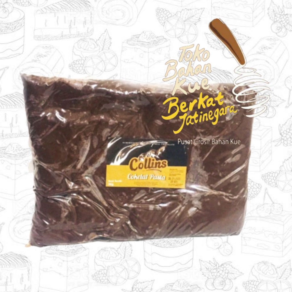

SELAI CHOCOLATE FILLING COLLINS 5 KG / SELAI COKLAT COLLINS / CTN ( 20 KG )