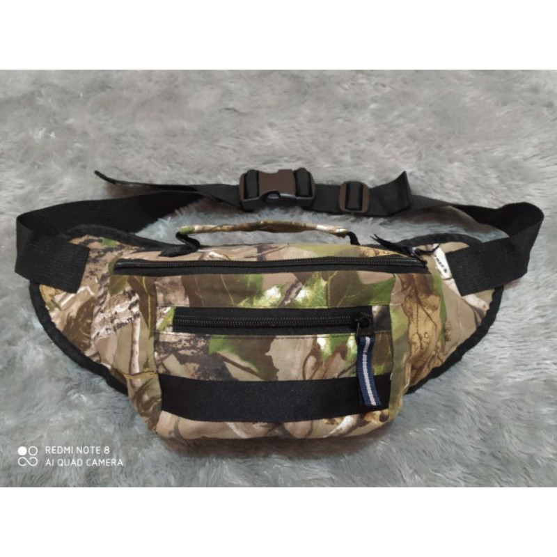 Tas wast bag camo tas selempang camo