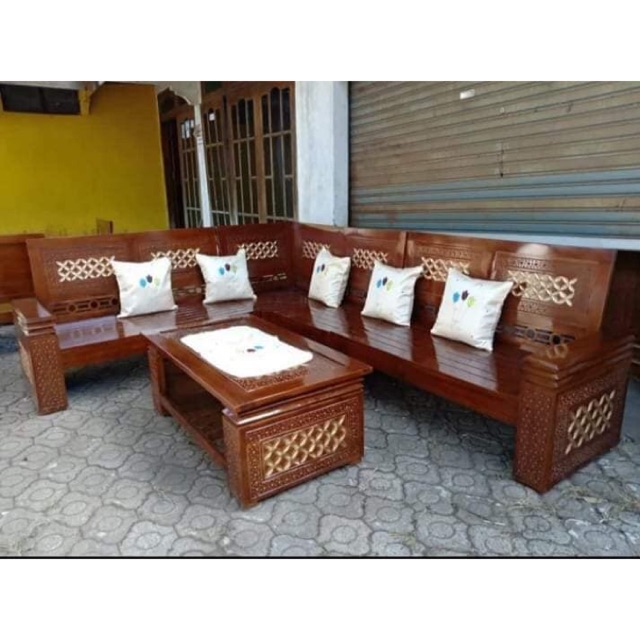 Kursi Sudut jati Jepara