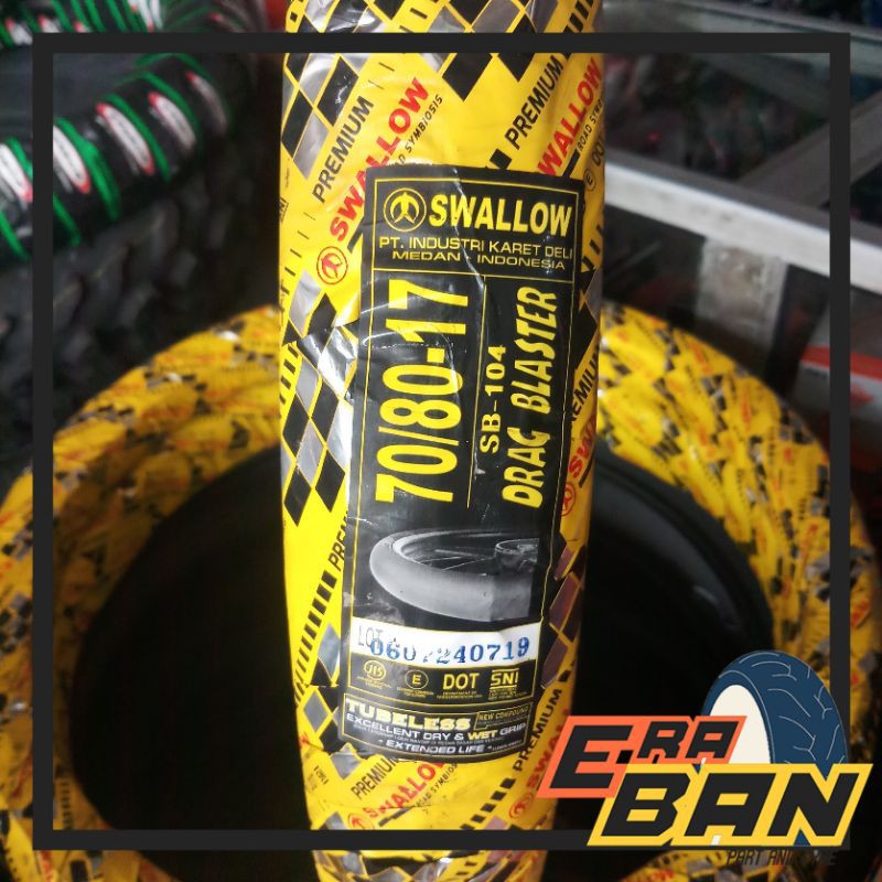 BAN SWALLOW DRAG BLASTER SB 104 70 80 RING 17 TUBELESS SOFT COMPOUND DRAG