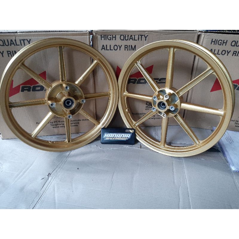 Velg Pelek Vrossi Sprint Dragon Palang 8 Gold Ninja R murah