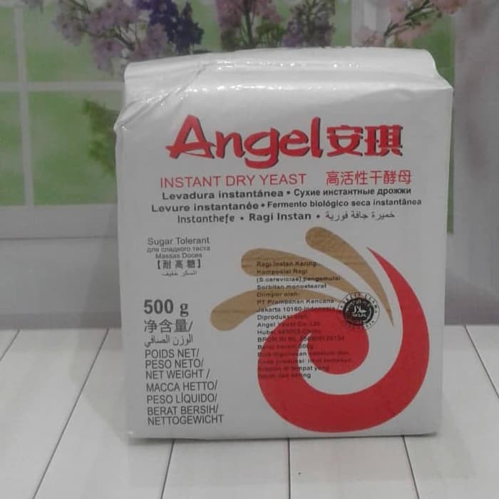 

Gist Instan Angel 500 Gr Pengembang Bakpao Donat dan Roti Manis