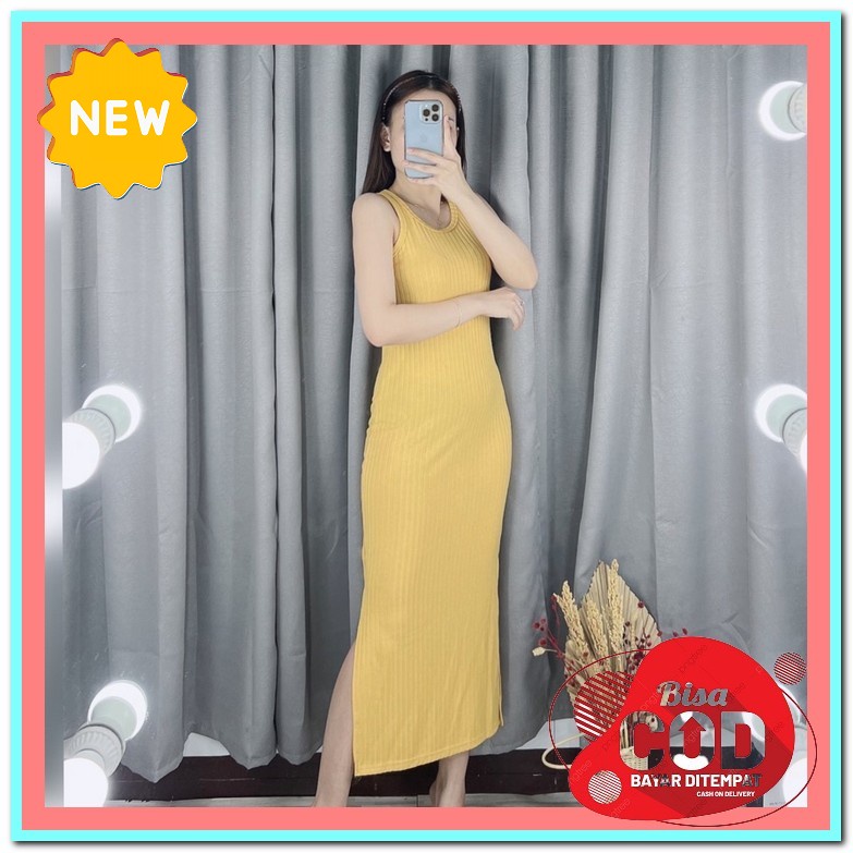 Terlaku Dress Andin Jumbo Dress Kasual Jumbo Dress Pesta Jumb Yu157 F&F [Cod] + [Gratis Ongkir] Tank