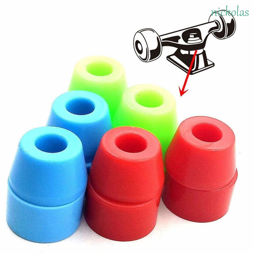 Bantalan Bushing Pengganti Bentuk Silinder Bahan PU Shockproof Untuk Roda Skateboard