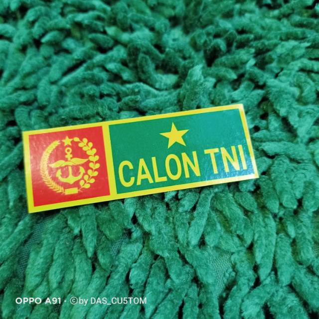 Sticker printing CALON TNI minim pembelian produk harus 20rb