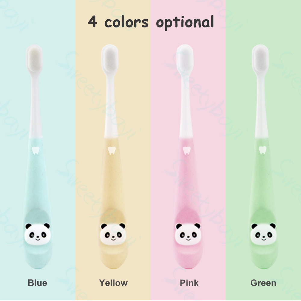 Sweetybayi 2-12tahun Sikat gigi bayi anak lembut Toothbrush baby karakter