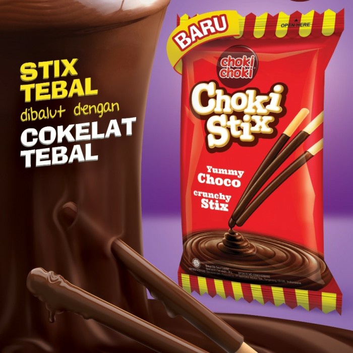 

COKELAT- CHOKI STIX 27 GR X12 SACHET ( 1 BOX ) LIMITED EDITION -COKELAT.