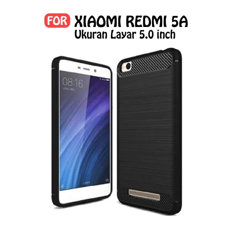 CASE SLIM FIT CARBON IPAKY XIAOMI REDMI 5A SOFTCASE - FA