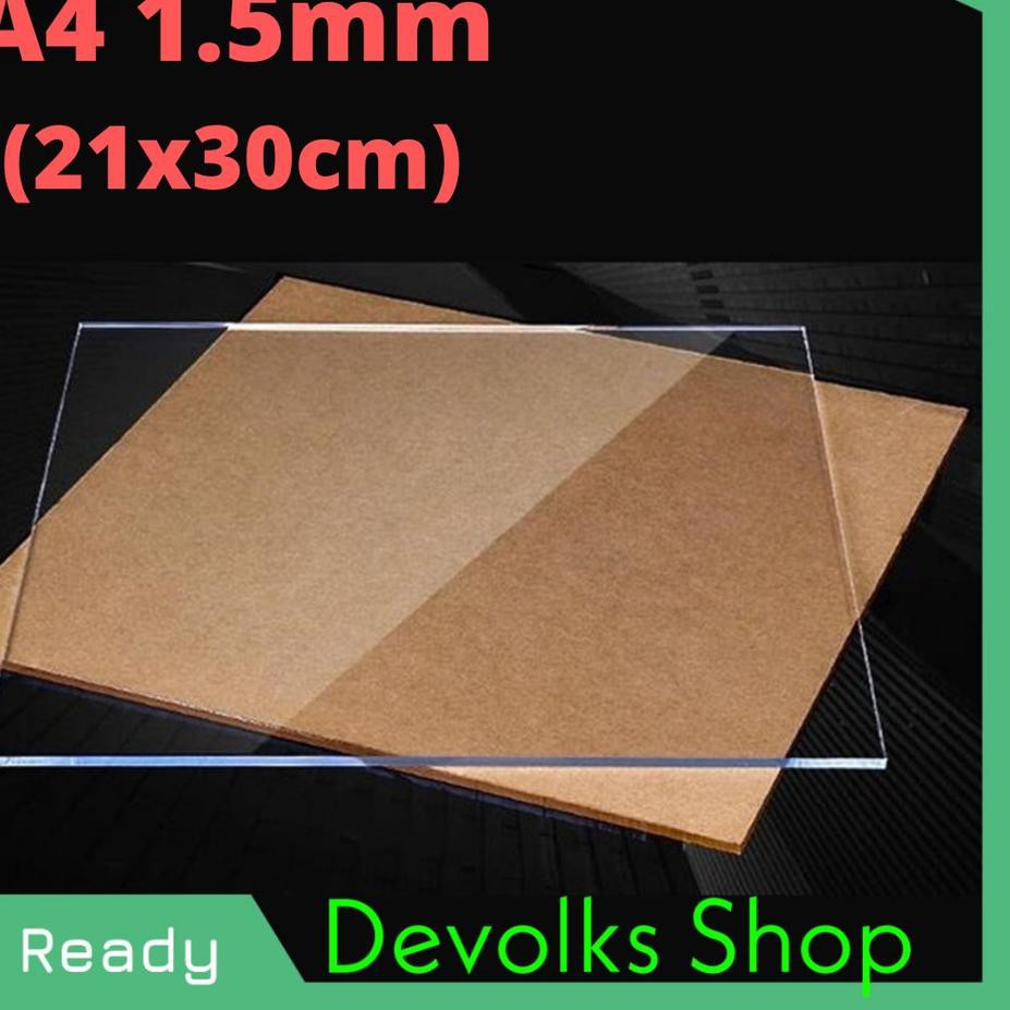 

PR0M0 1.1 LEMBARAN AKRILIK A4 1.5MM BENING ACRYLIC GROSIR BERKUALITAS